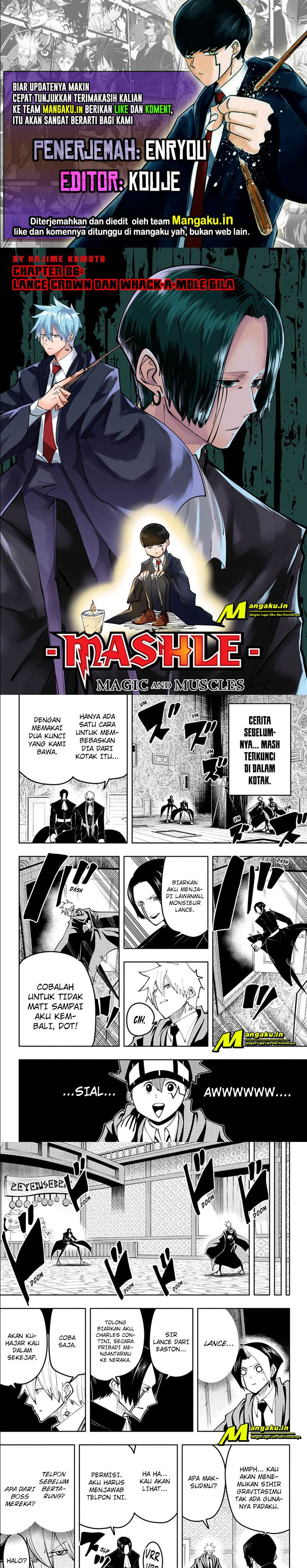 Mashle Magic and Muscles Chapter 86 Bahasa Indonesia